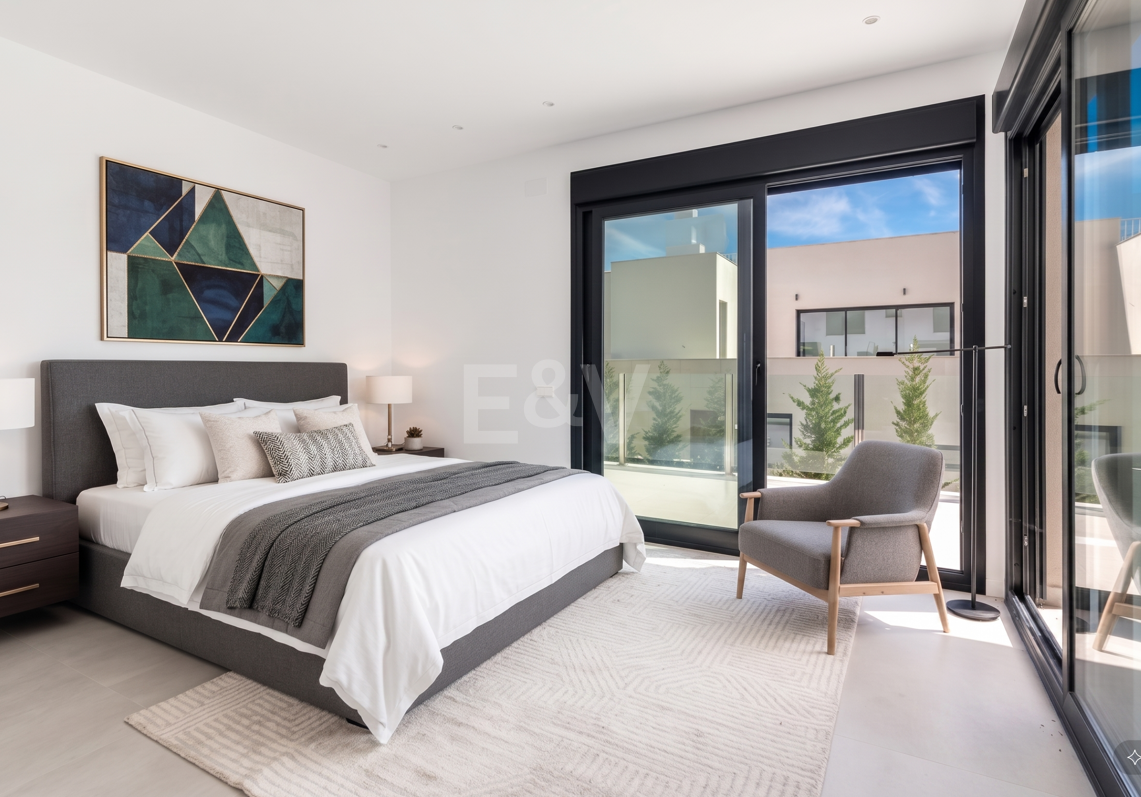Nueva Villa Moderna con Vistas al Golf y al Mar