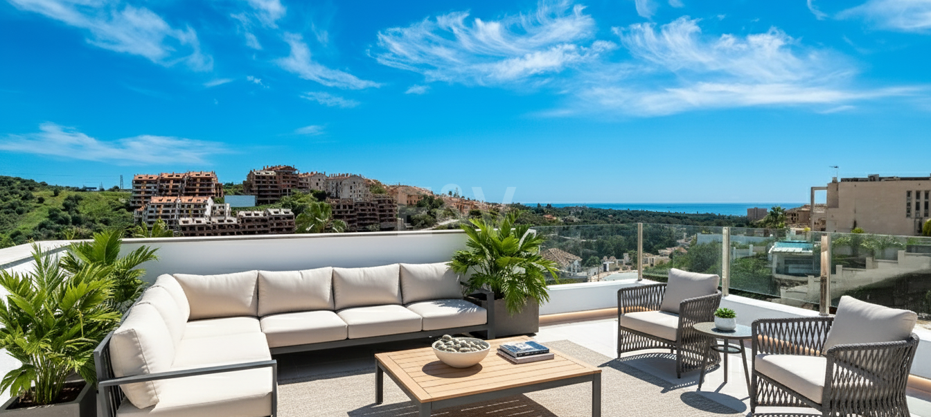 Ny modern villa med Golf och Sea Views