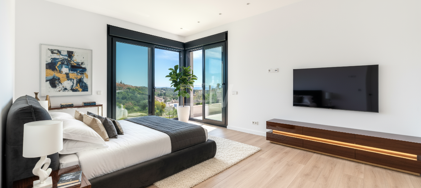 Ny modern villa med Golf och Sea Views