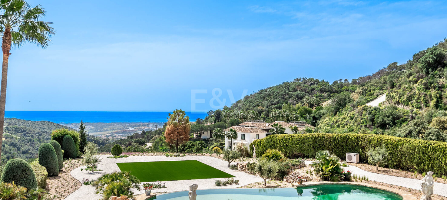 Exquisite 5-Bedroom Mansion with Breathtaking Sea Views in La Zagaleta