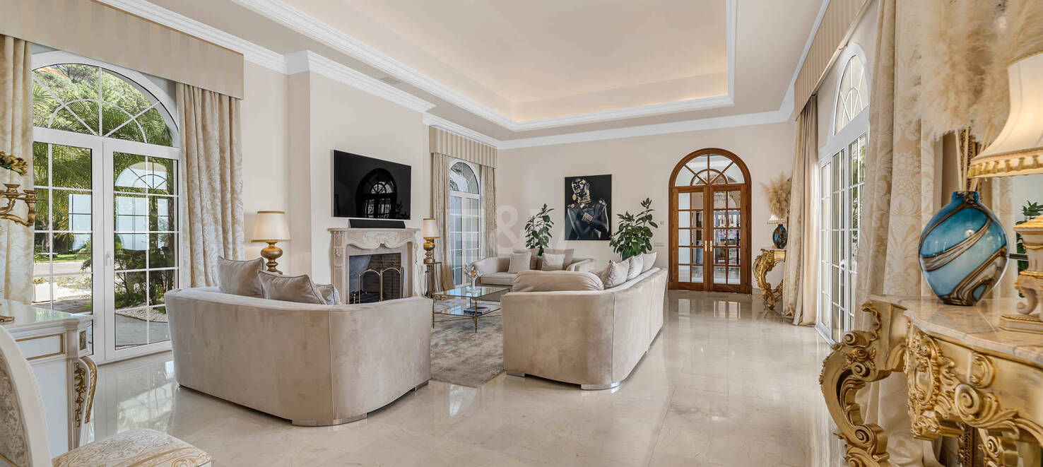 Exquise 5 chambres avec vue imprenable sur la mer à La Zagaleta