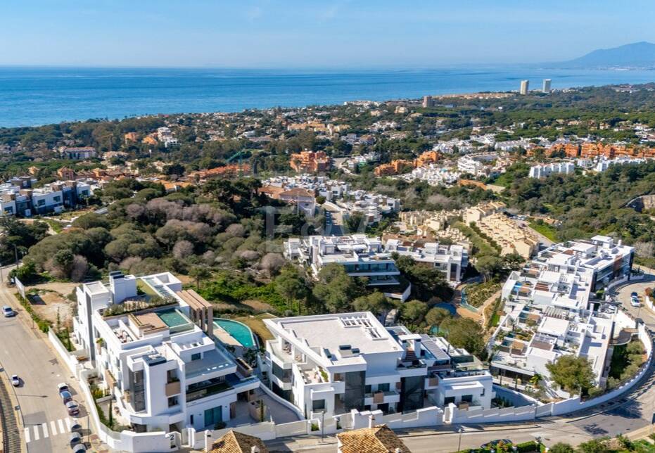 Lyx modern lägenhet i Cabopino i prestigefyllt komplex