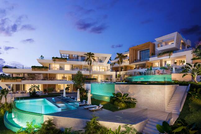 Lyx modern lägenhet i Cabopino i prestigefyllt komplex