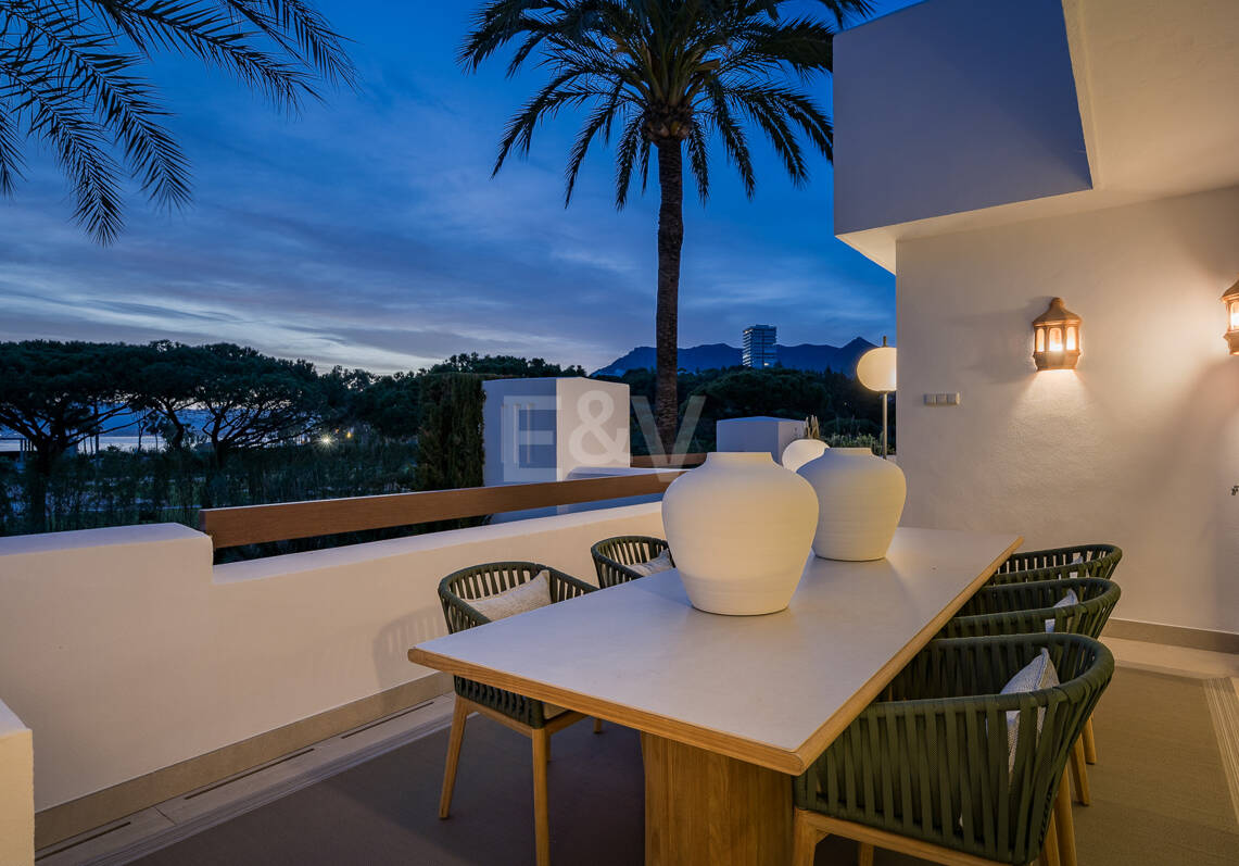Apartamento de lujo en primera línea de playa en Los Monteros