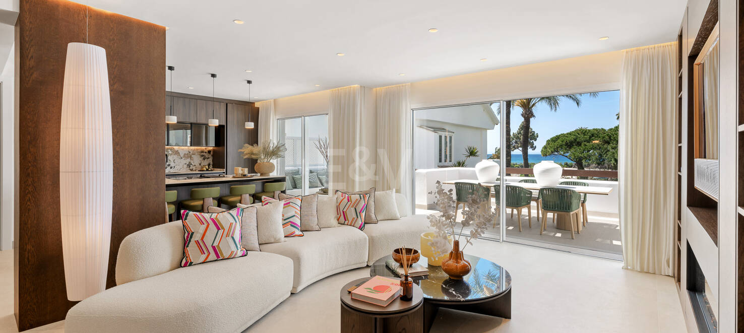 Lyx Beachfront Lägenhet i Los Monteros
