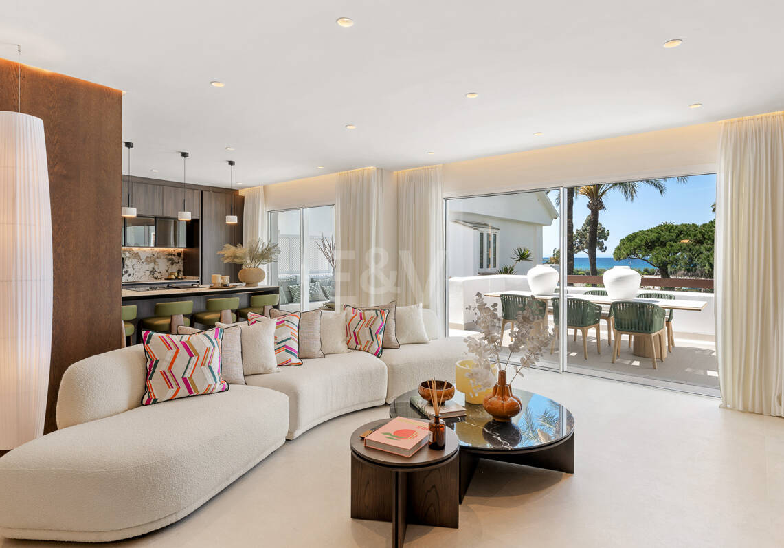 Apartamento de lujo en primera línea de playa en Los Monteros
