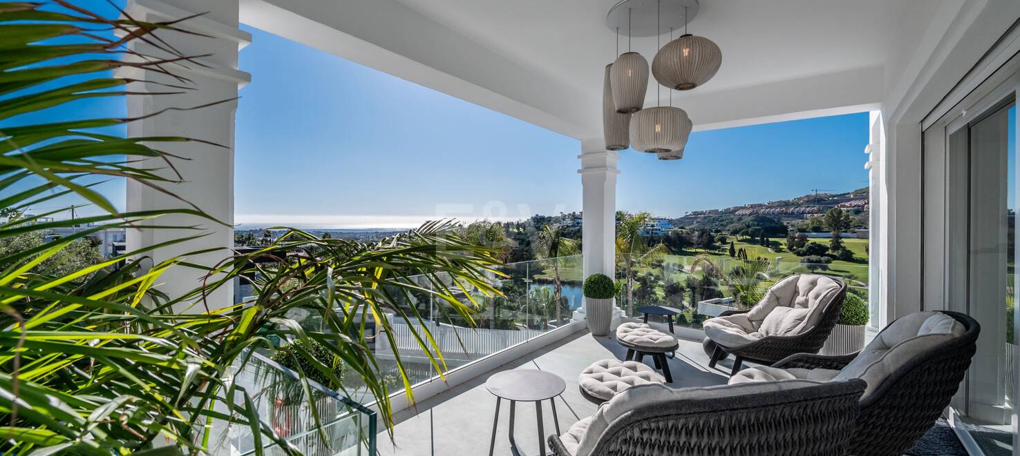 Luxury Designer Villa with Sea anf Golf Views in La Alqueria. Available for short term rentals