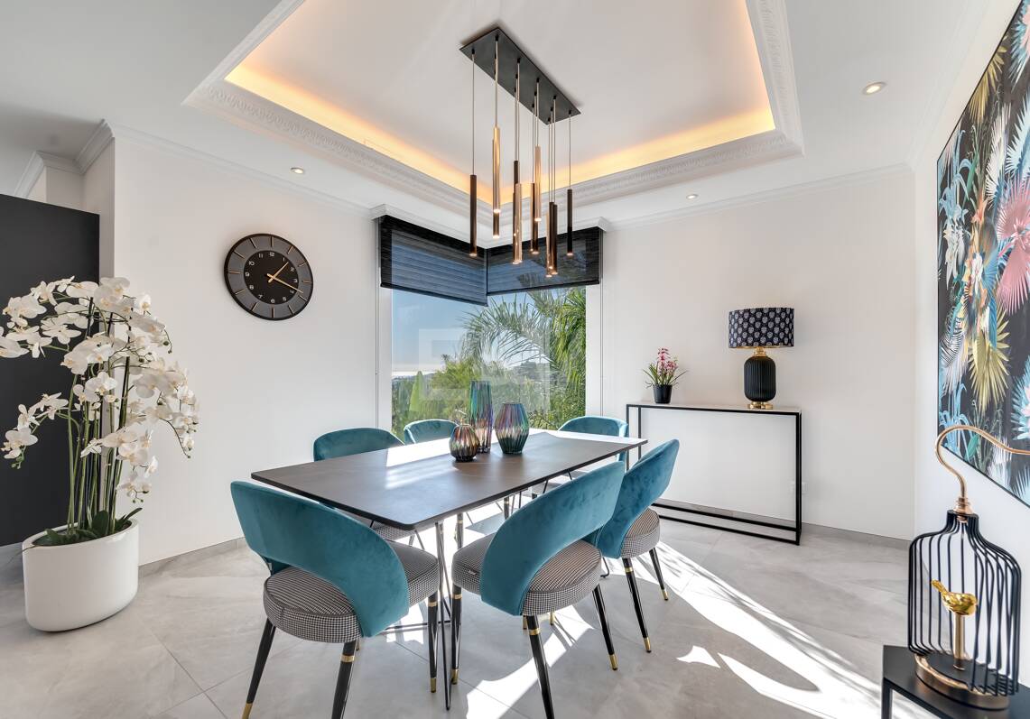 Luxury Designer Villa with Sea anf Golf Views in La Alqueria. Available for short term rentals