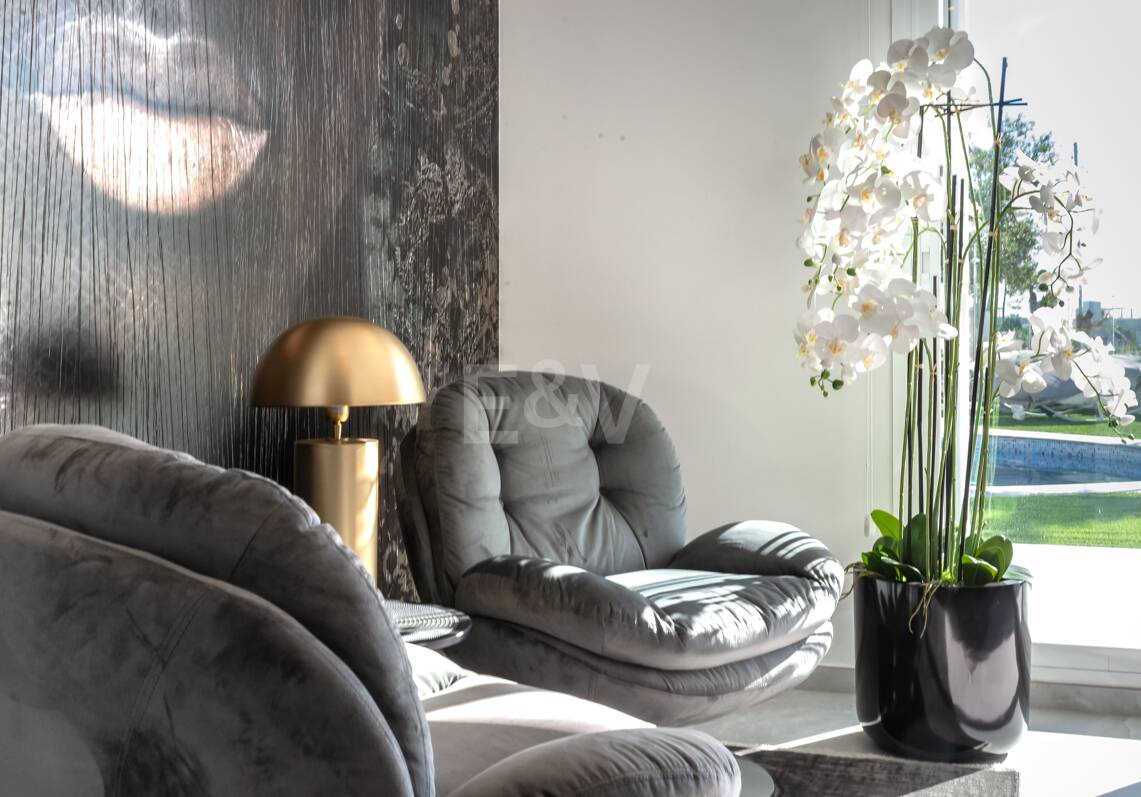 Luxury Designer Villa with Sea anf Golf Views in La Alqueria. Available for short term rentals