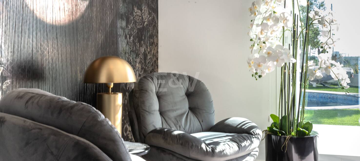 Luxury Designer Villa with Sea anf Golf Views in La Alqueria. Available for short term rentals