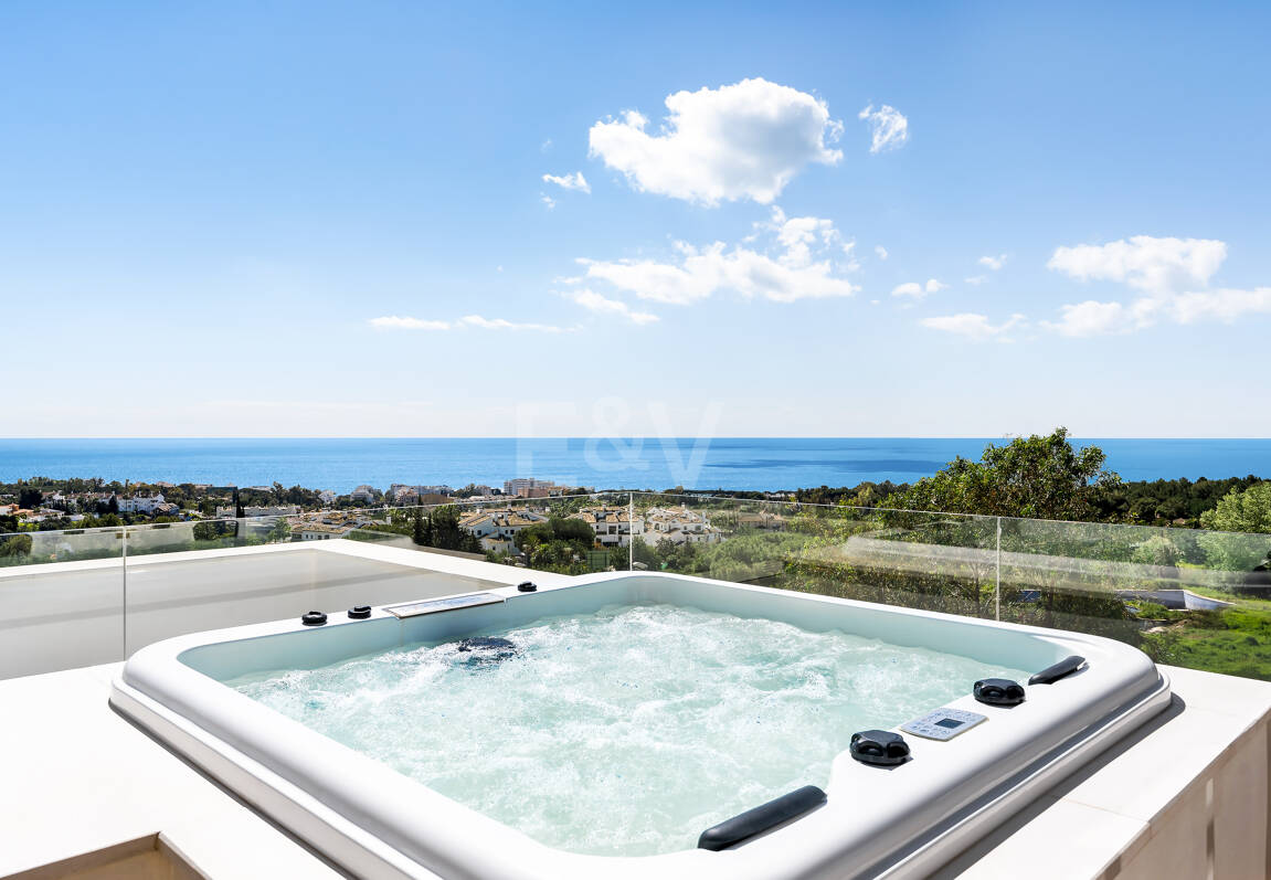 Fantastiskt modernt stilhus i Sierra Blanca