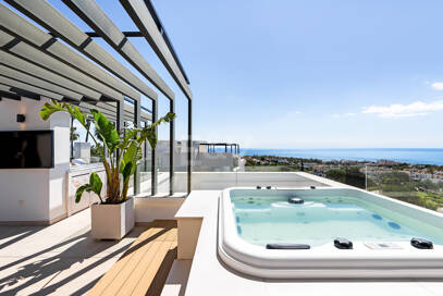 Fantastiskt modernt stilhus i Sierra Blanca