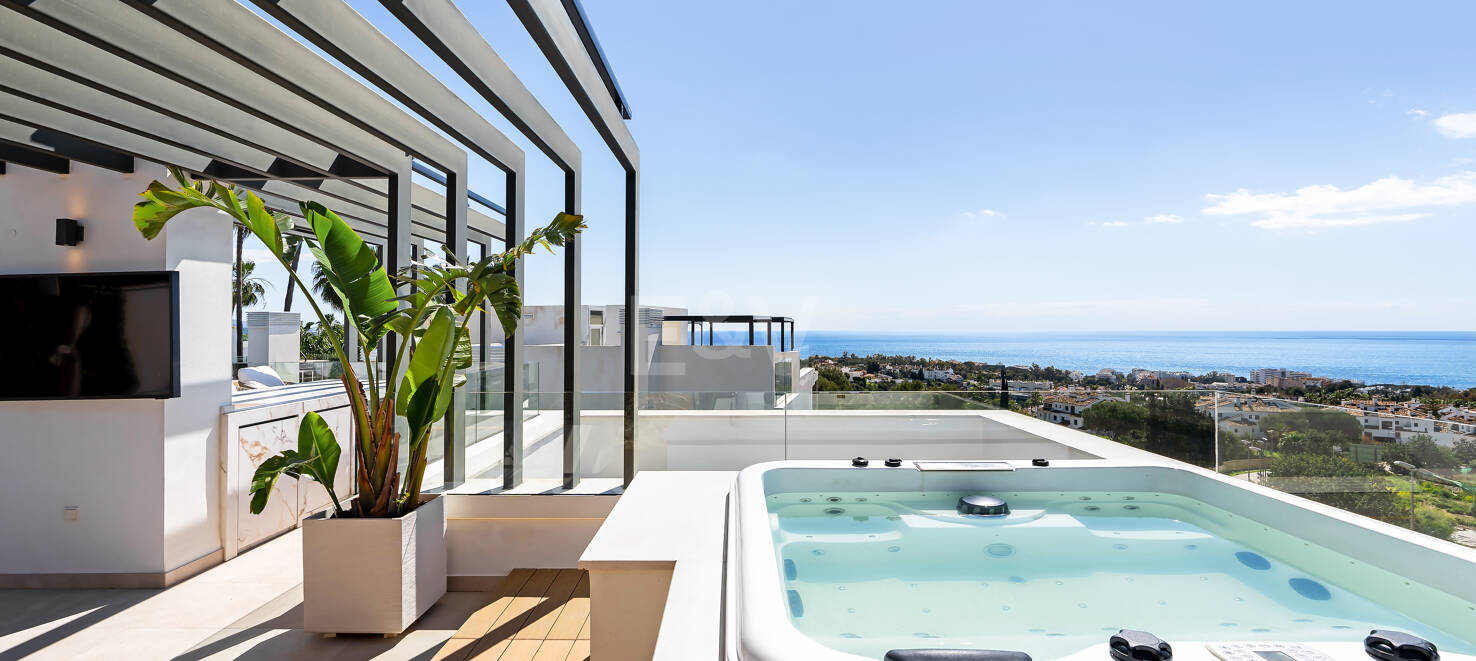 Fantastiskt modernt stilhus i Sierra Blanca