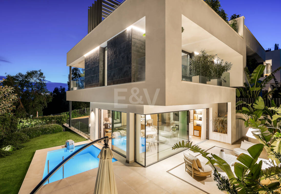 Fantastiskt modernt stilhus i Sierra Blanca