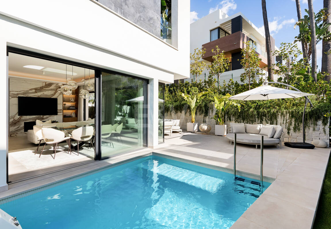 Fantastiskt modernt stilhus i Sierra Blanca