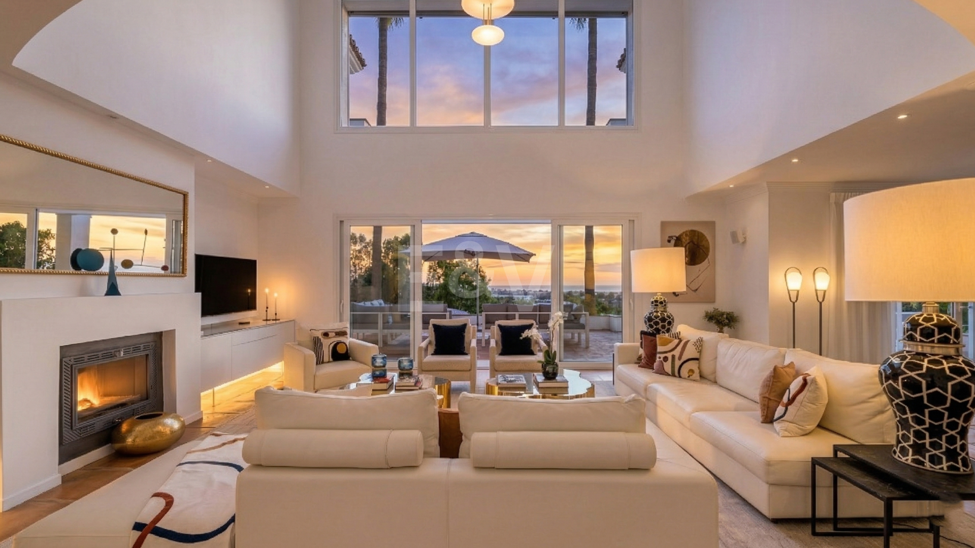 Elegant Villa with Panoramic Sea Views in Río Real