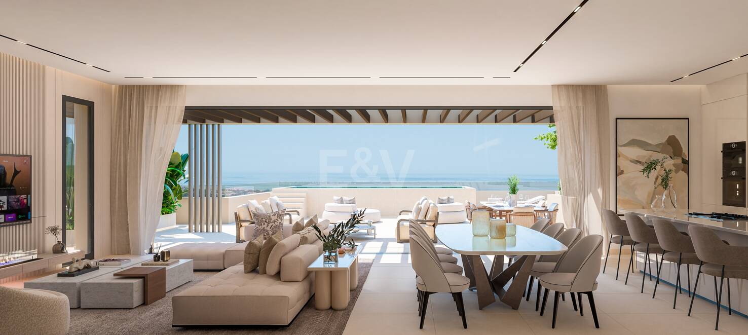 Apartamento de lujo con impresionantes vistas al mar en La Alquería