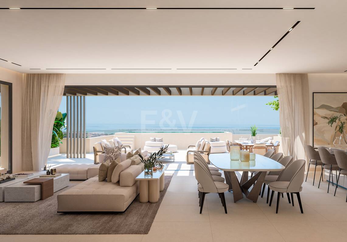 Apartamento de lujo con impresionantes vistas al mar en La Alquería