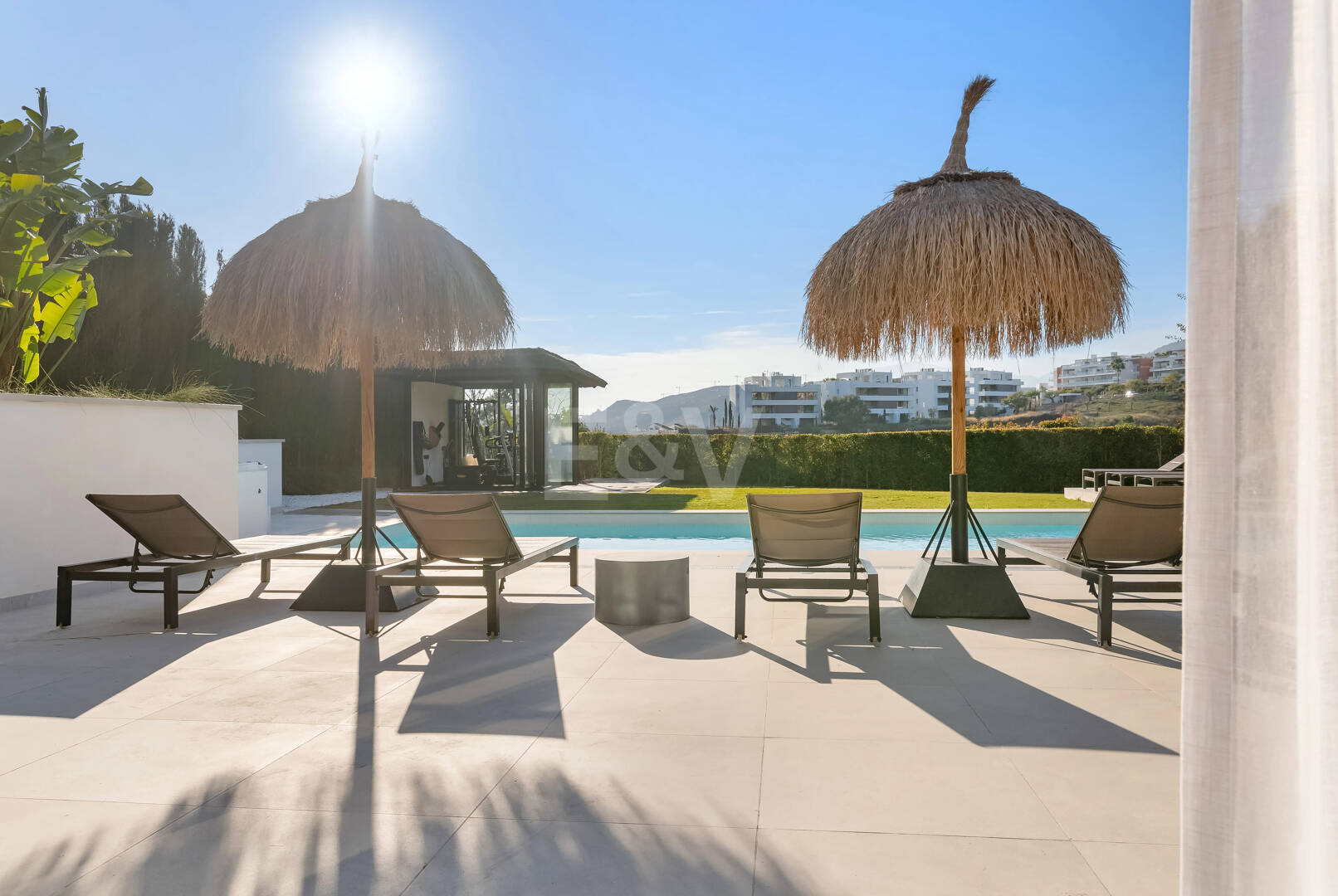 Luxurious villa in Puerto del Capitán, Los Arqueros with mountain views