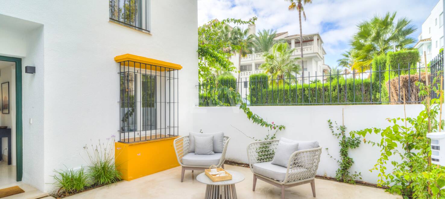 Fantastiskt hem vid stranden på Marbella Golden Mile