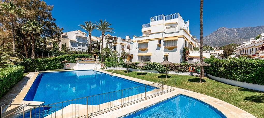 Fantastiskt hem vid stranden på Marbella Golden Mile