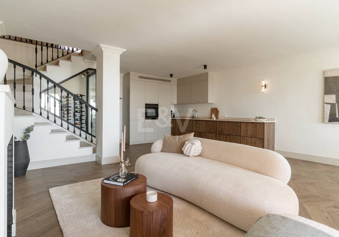 Duplex moderne scandinave 4 chambres avec vue sur la mer