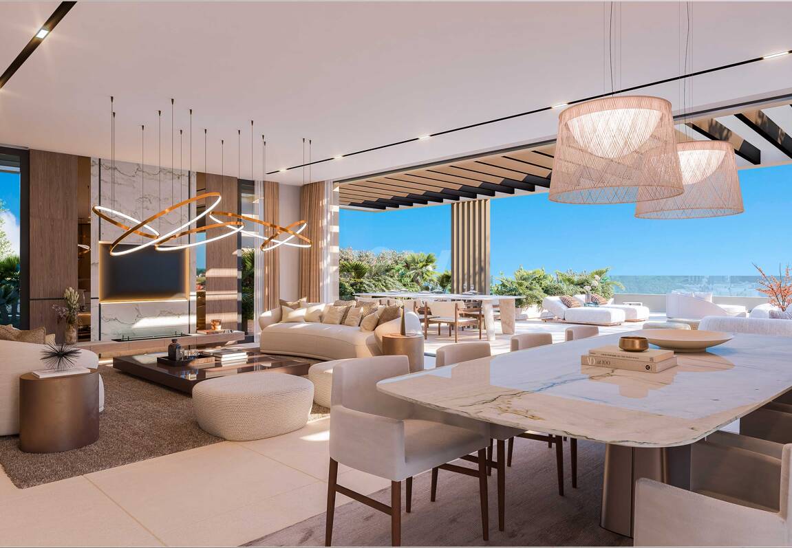 Lyxlägenhet i La Alquería med fantastisk havsutsikt