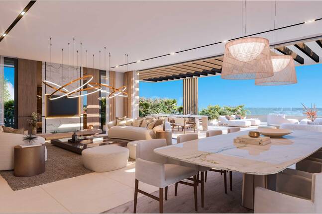 Lyxlägenhet i La Alquería med fantastisk havsutsikt