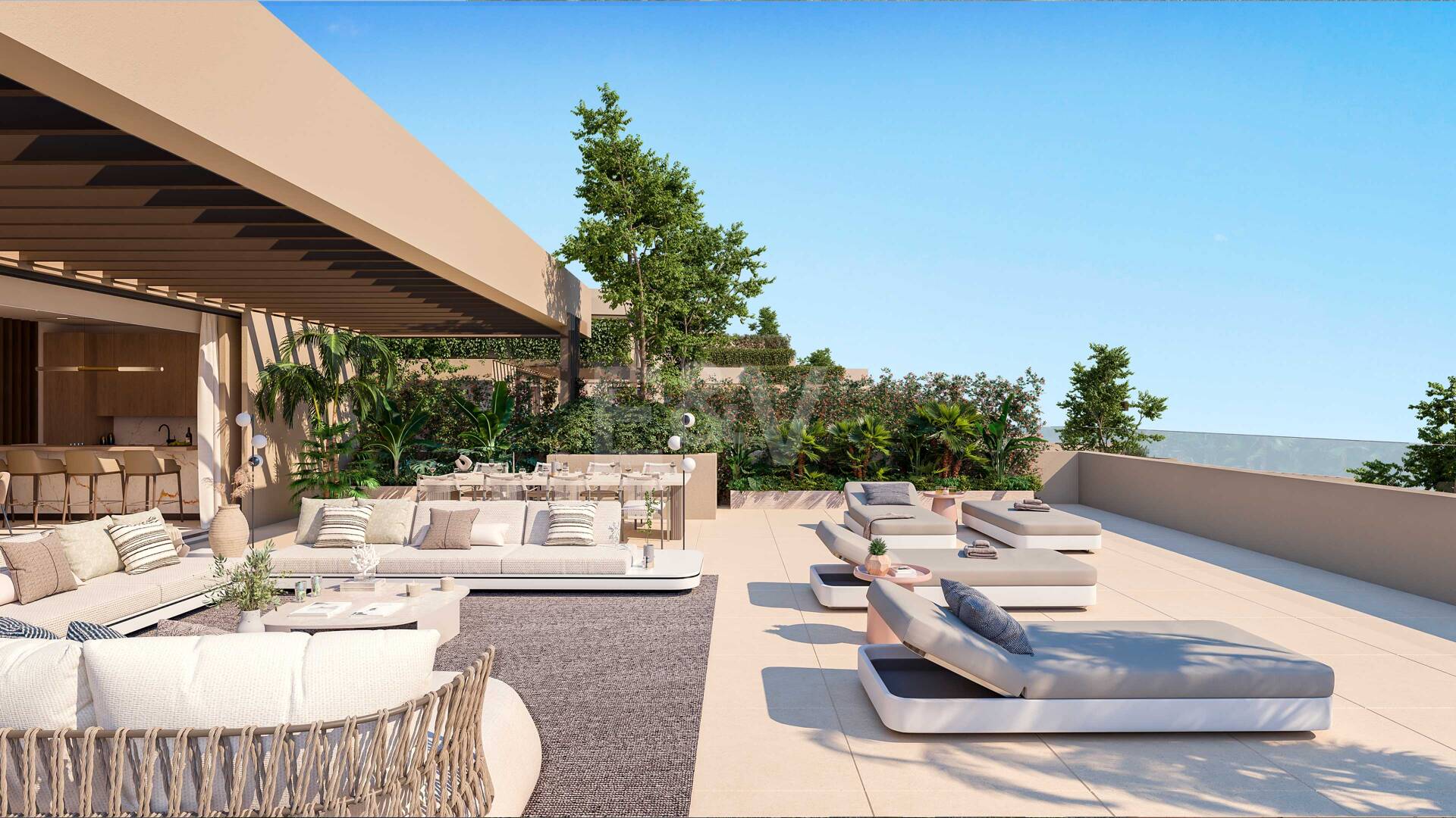 Luxusapartment in La Alquería mit atemberaubendem Meerblick