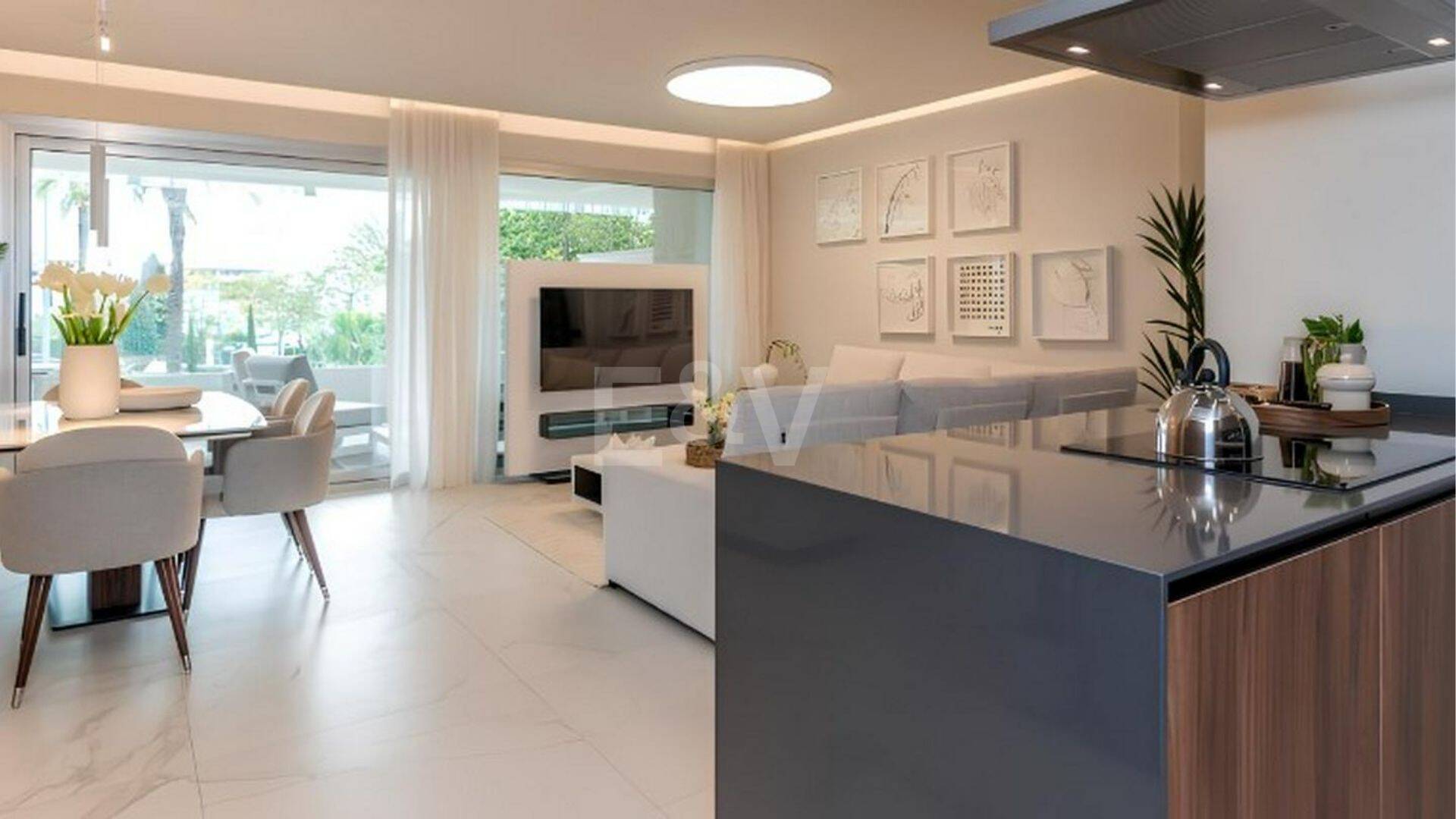 Apartamento moderno de 3 habitaciones en Playa San Pedro