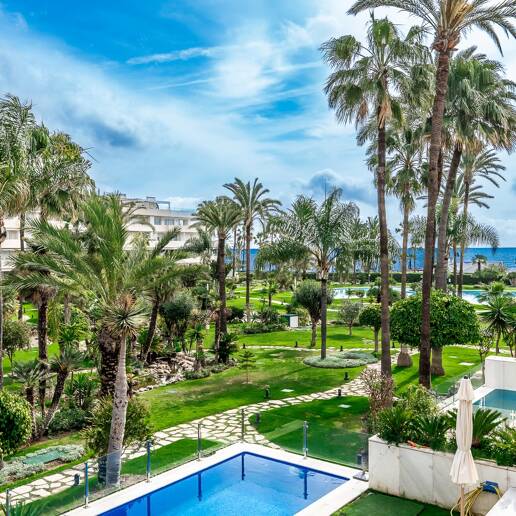 Beachfront Apartment with Stunning Sea Views in Puerto Banus