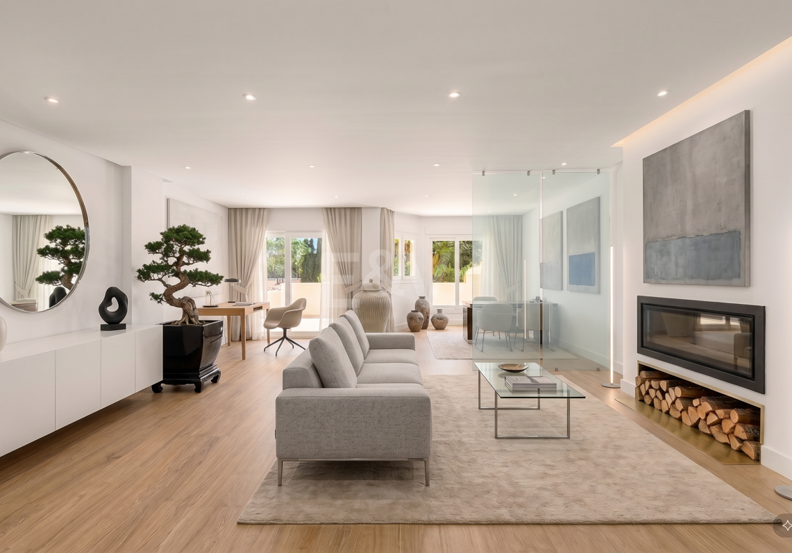 Fullt renoverat Corner Townhouse med havsutsikt i Nagüeles