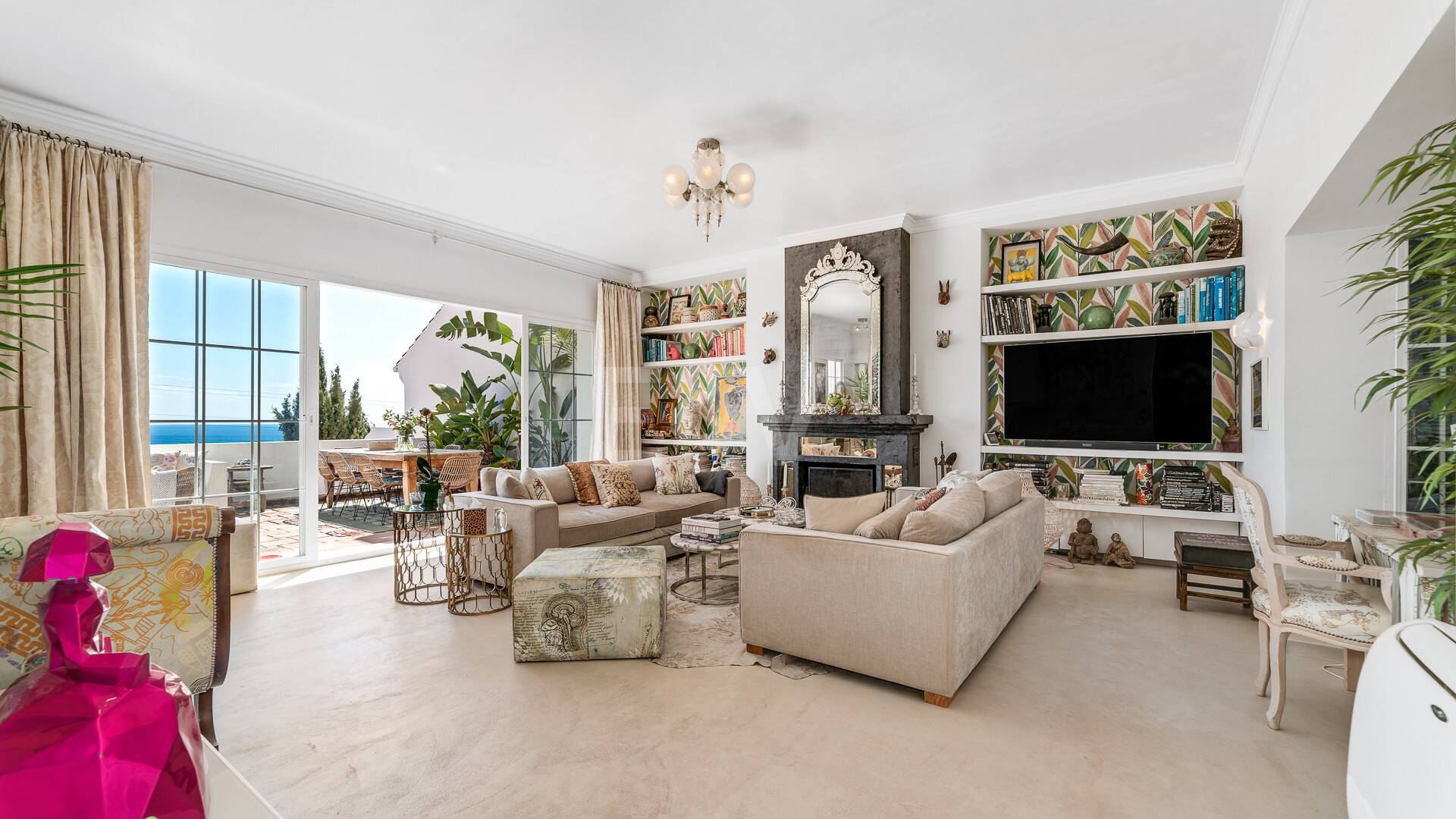 Maison de ville exquise avec vue panoramique à Marbella Hill Club