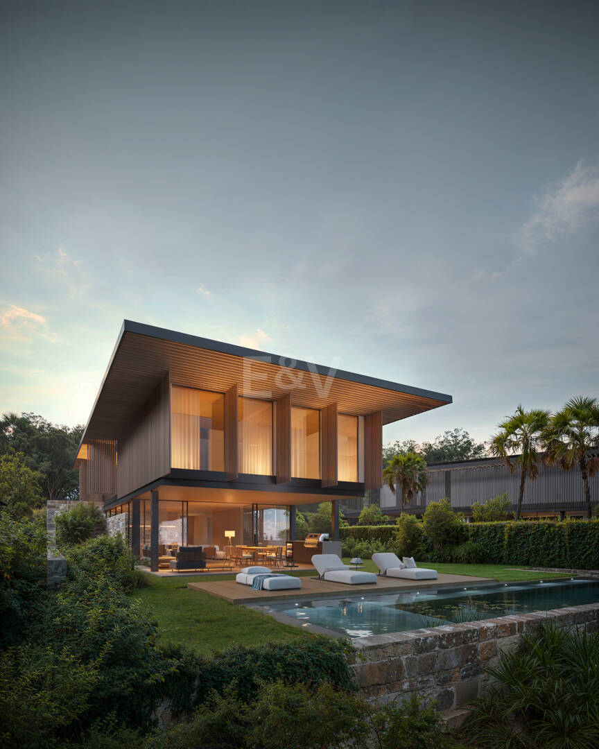 Villa élégante et écologique à la prestigieuse La Cerquilla