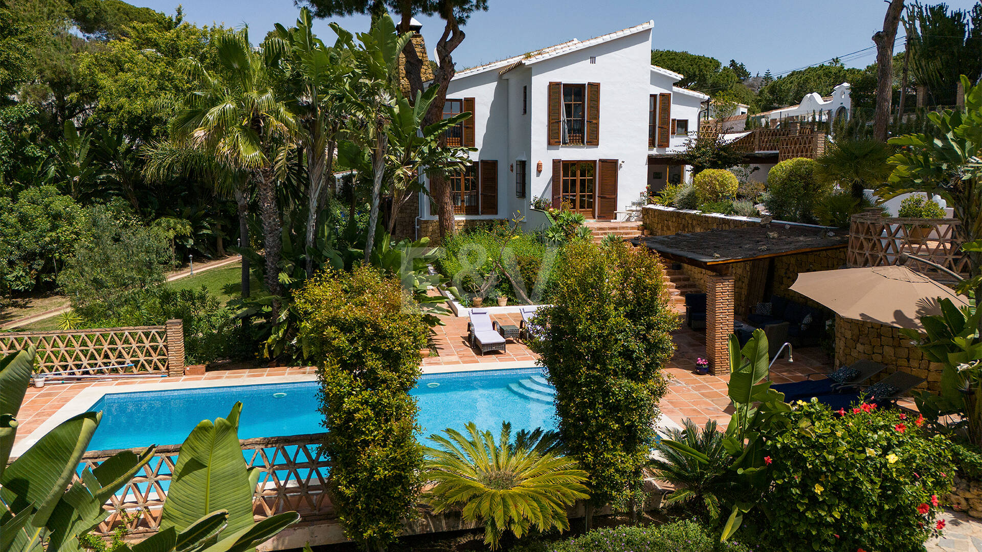 Casa Familiar Tradicional Andaluza en Elviria con vistas al mar
