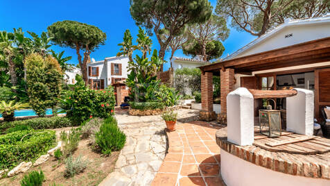 Elviria Traditionelles andalusisches Familienhaus mit Meerblick