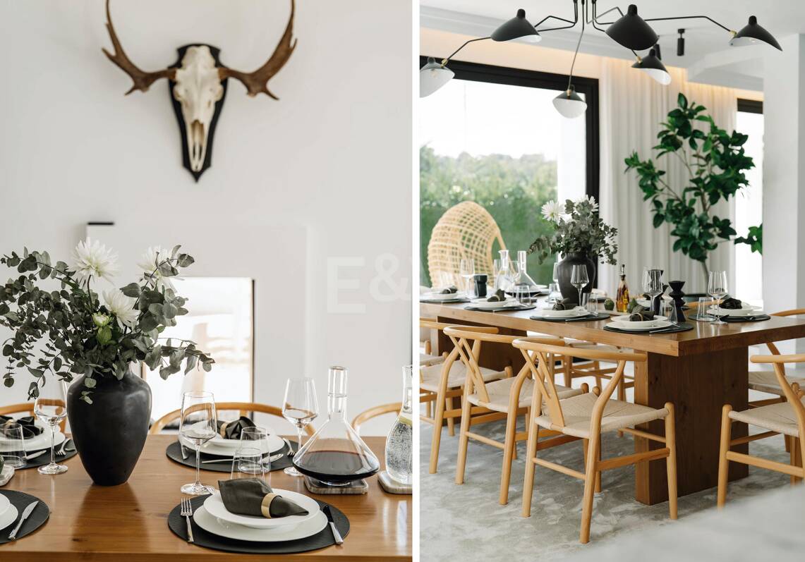 Elegante villa con vistas panorámicas a la montaña y al golf en Nueva Andalucía