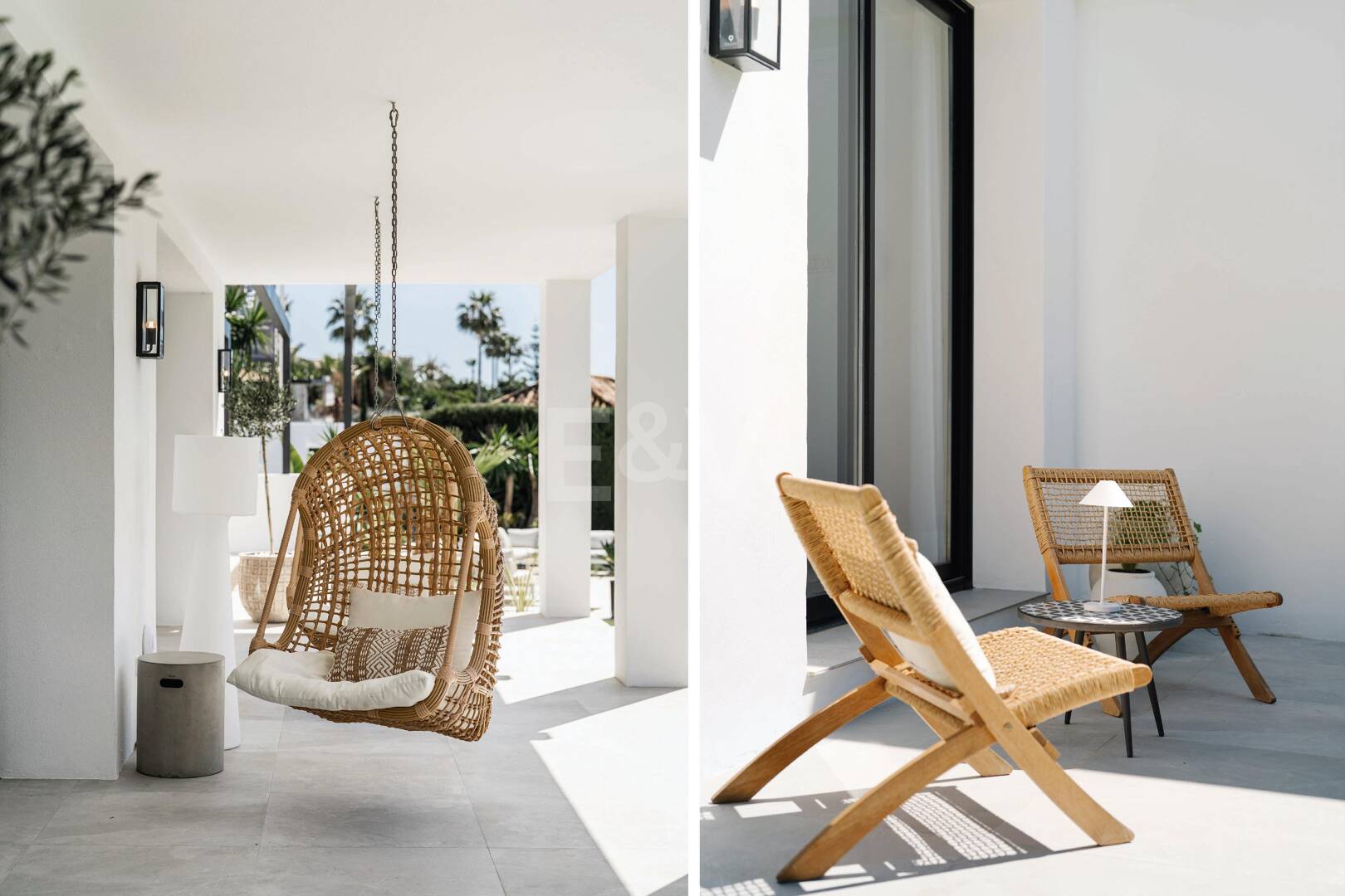 Elegante villa con vistas panorámicas a la montaña y al golf en Nueva Andalucía