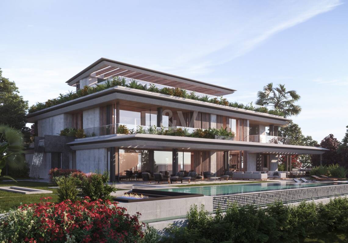 Außergewöhnliches grundstück mit luxusvilla-projekt in Nagüeles