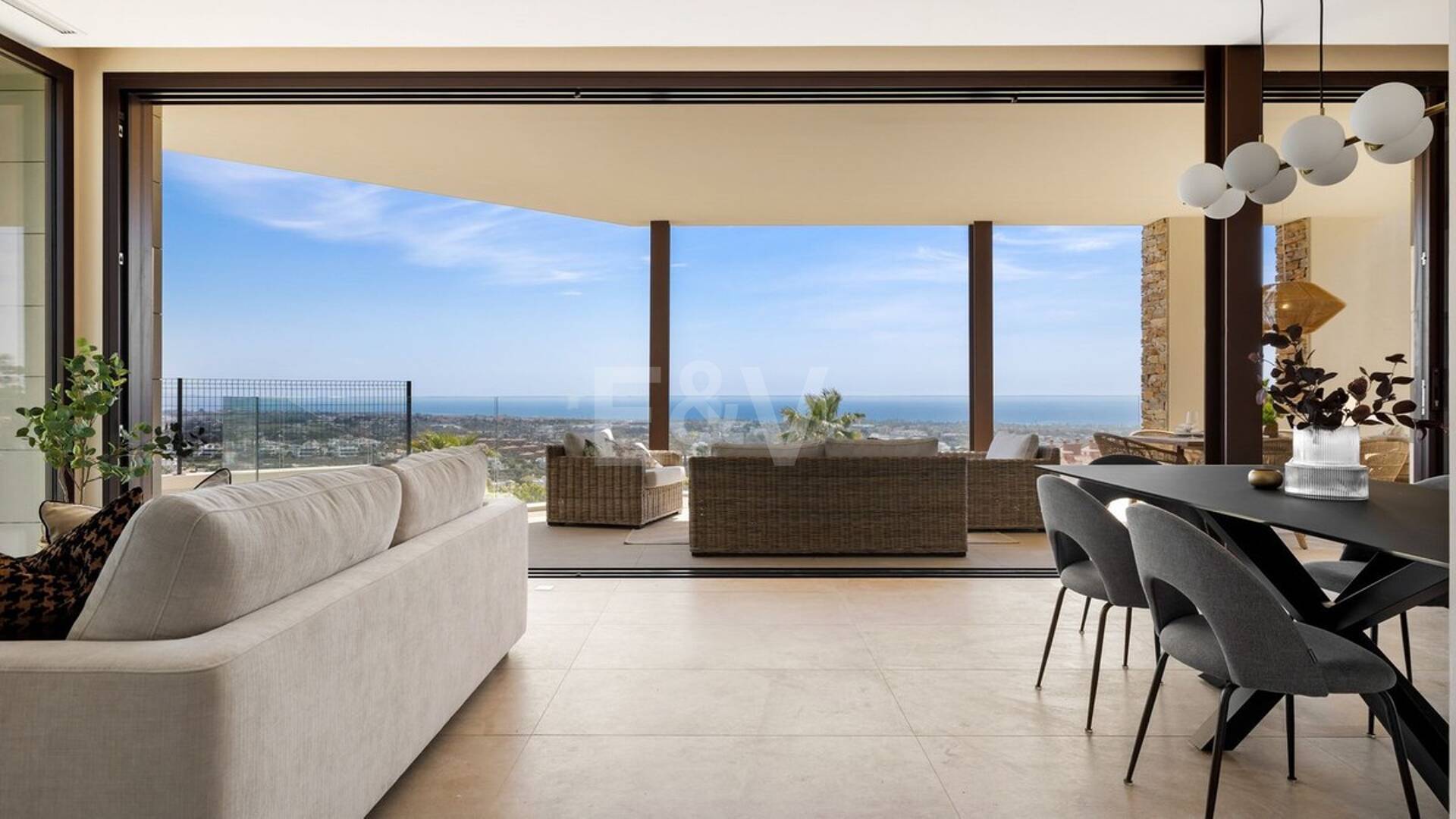 Nowoczesny luksusowy willa z panoramicznym widokiem na morze w La Alqueria