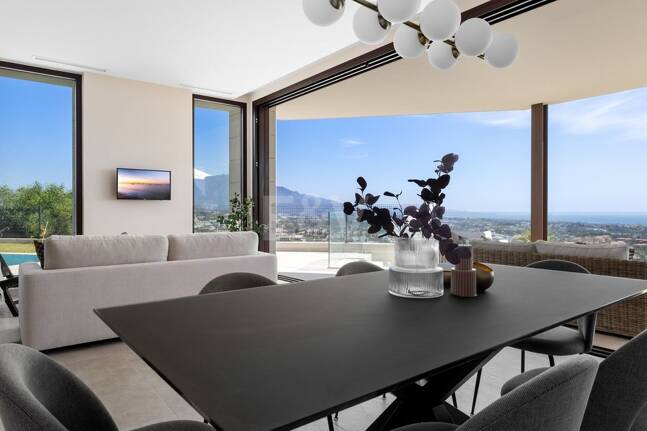 Nowoczesny luksusowy willa z panoramicznym widokiem na morze w La Alqueria