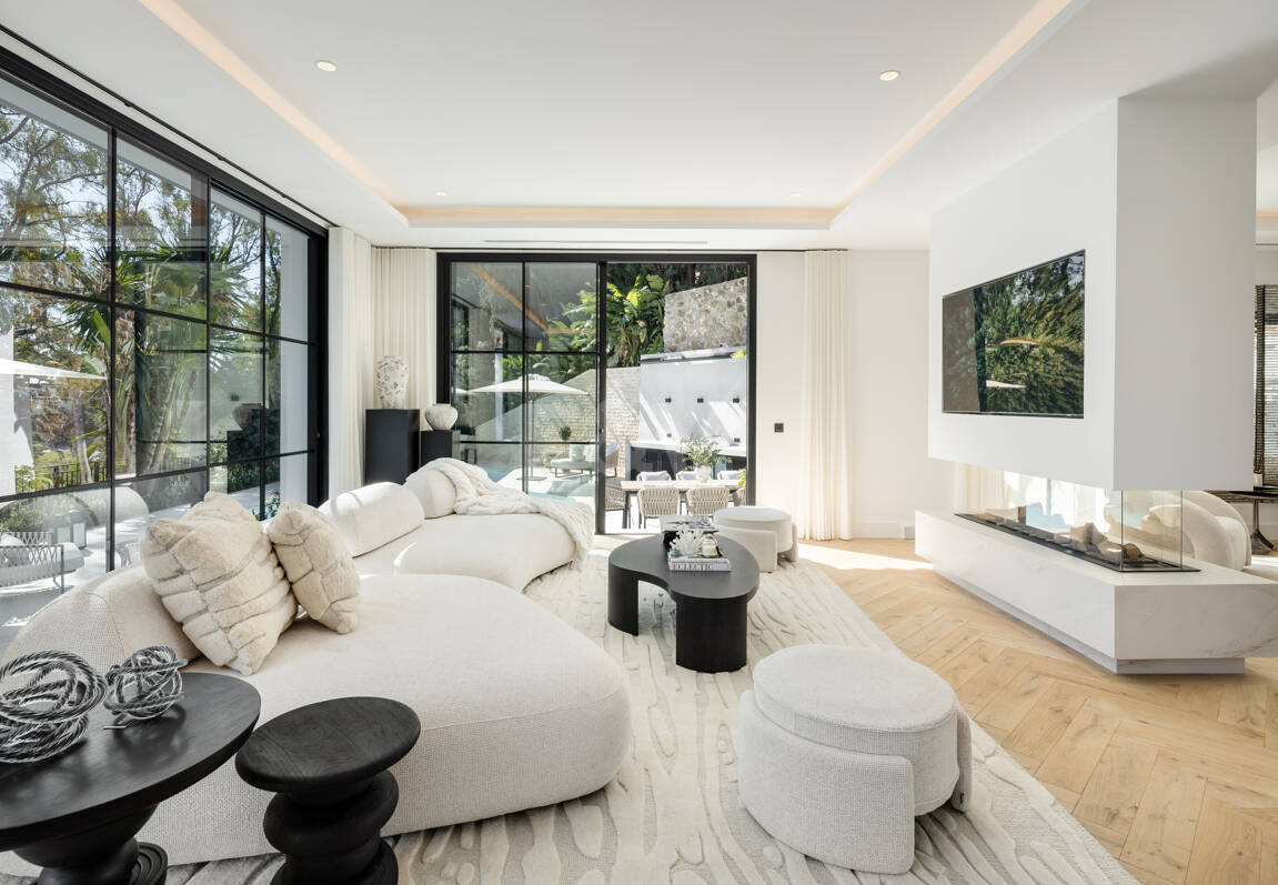 Prestigefylld Villa med exceptionell utsikt över golf i La Quinta