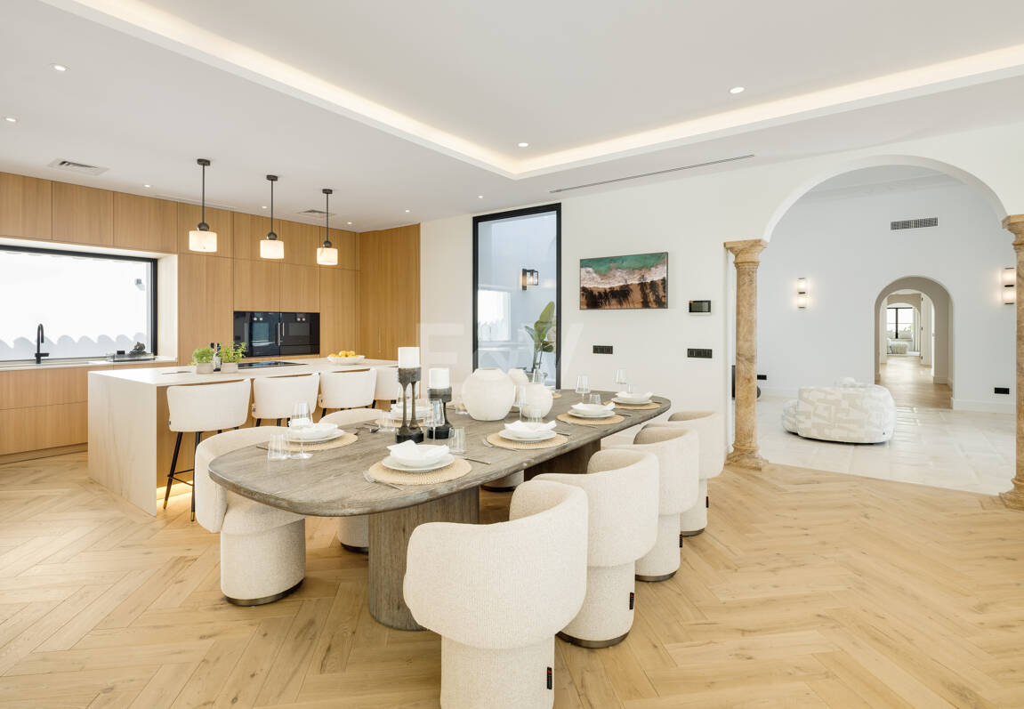 Prestigefylld Villa med exceptionell utsikt över golf i La Quinta