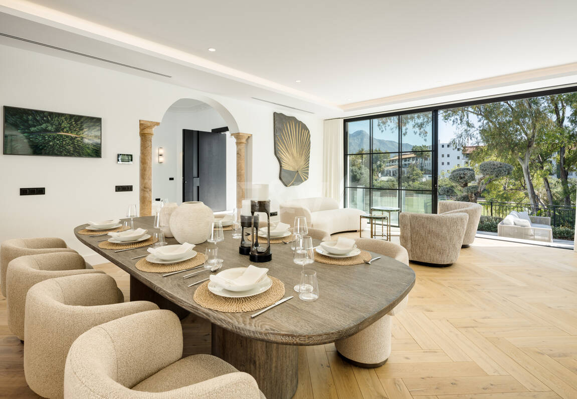 Prestigefylld Villa med exceptionell utsikt över golf i La Quinta