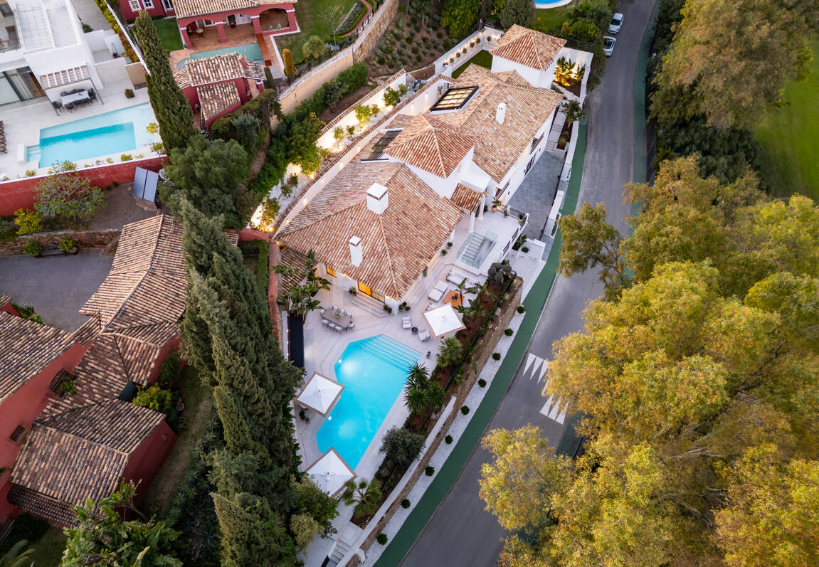 Prestigefylld Villa med exceptionell utsikt över golf i La Quinta