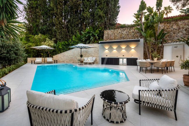 Prestigefylld Villa med exceptionell utsikt över golf i La Quinta