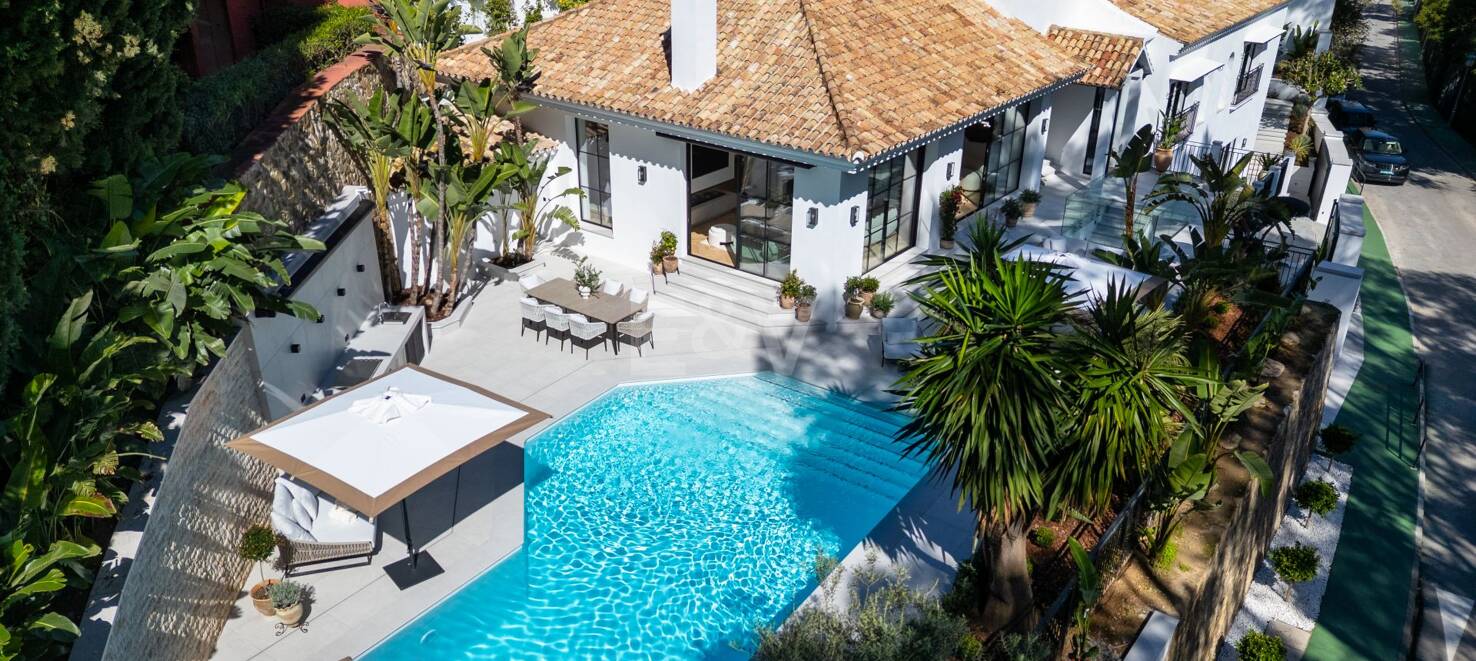 Prestigefylld Villa med exceptionell utsikt över golf i La Quinta