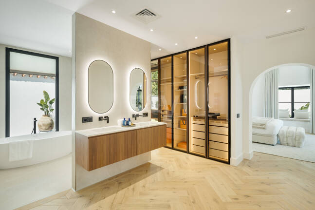 Prestigefylld Villa med exceptionell utsikt över golf i La Quinta