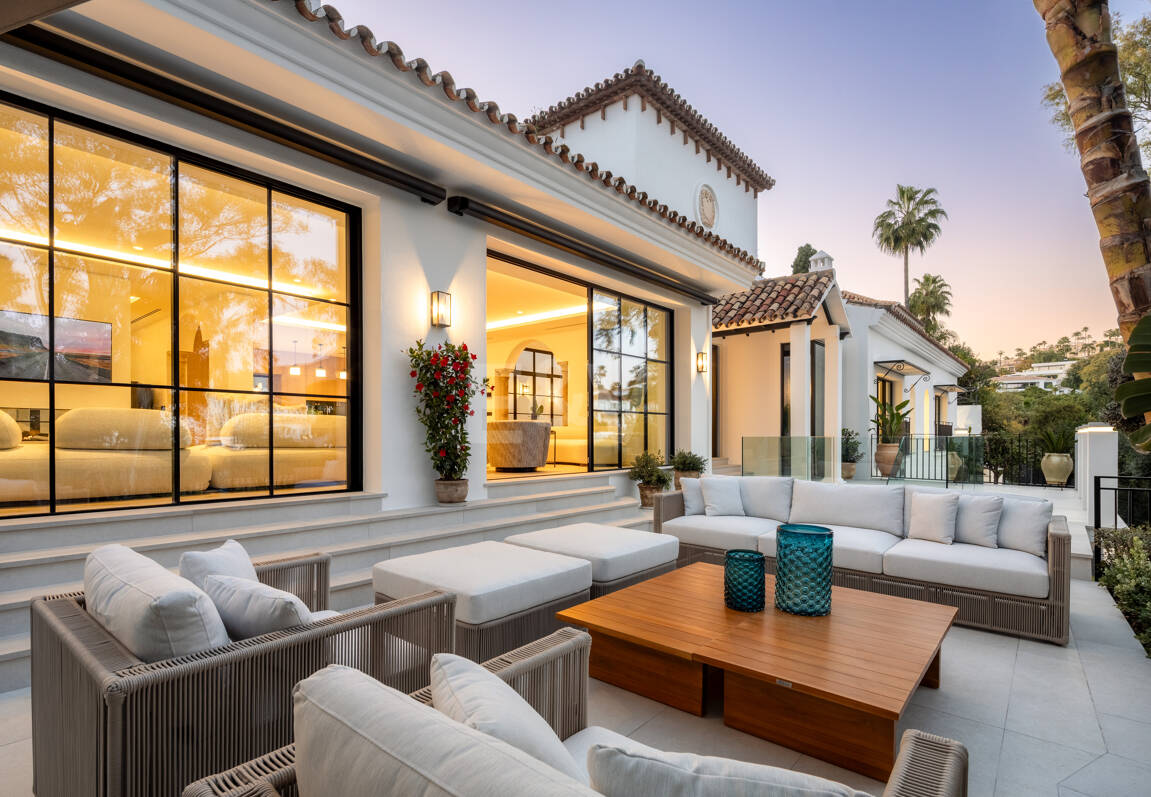 Prestigefylld Villa med exceptionell utsikt över golf i La Quinta