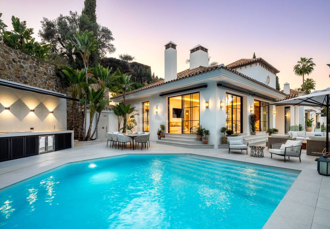 Prestigefylld Villa med exceptionell utsikt över golf i La Quinta